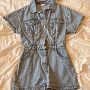 Denim boutique romper